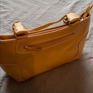 Tan satchel